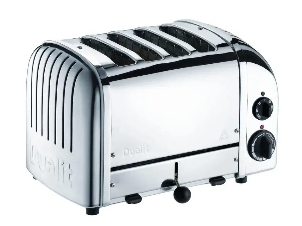 Toasters^Dualit Toaster Classic 4 slices, Stainless Silver-coloured