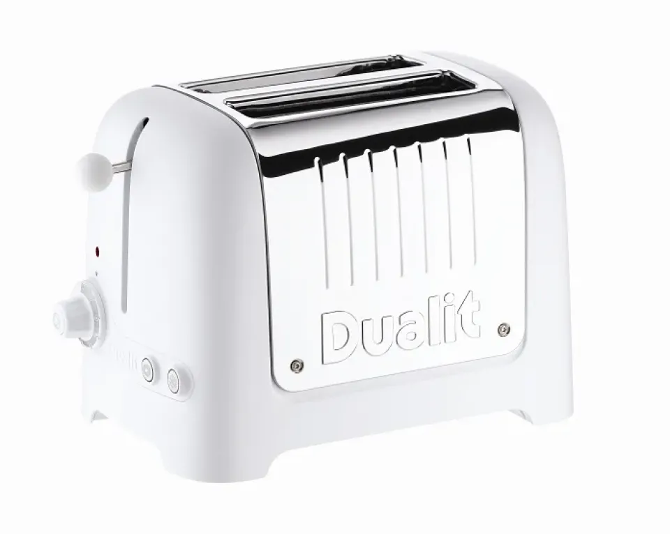 Dualit Toaster Lite 2 slices, Glossy pure White