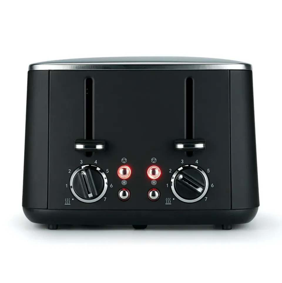 Clearance Wilfa TO4B-1600 family toaster 4 slices, Black