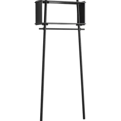 Woud Tojbox hanger, lacquered oak Black