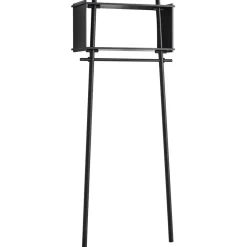 Woud Tojbox hanger, lacquered oak Black