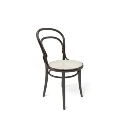 Outlet TON no.14 chair, Coffee B4-New rattan seat Brown