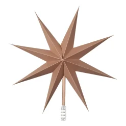 Christmas Decorations^Broste Copenhagen Top star Ø30 cm, Indian tan Brown