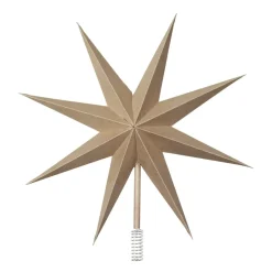 Christmas Decorations^Broste Copenhagen Top star Ø30 cm, Natural Brown