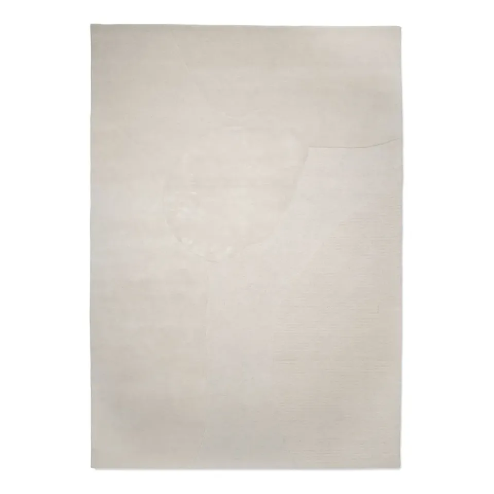Woven Cotton Rugs^Classic Collection Topaz rug 250x350 cm, Ivory White