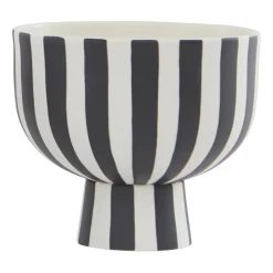 OYOY Toppu bowl Ø15 cm, Black-white BlackWhite