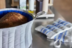 Online OYOY Toppu bread basket Ø24 cm, Clay-Optic Blue BeigeBlue