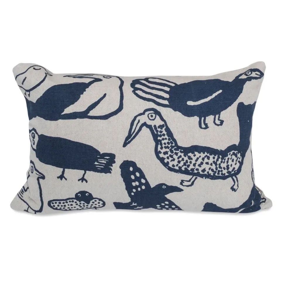 Cushion Covers^Fine Little Day Tori cushion cover 38x58 cm, nature- Blue