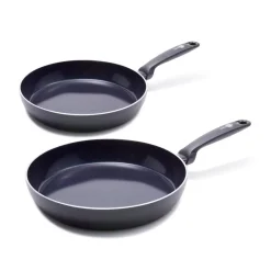 Saucepan Sets^GreenPan Torino frying pan set, 24 + 28 cm Black