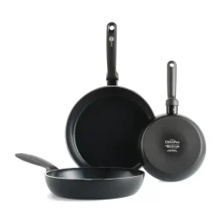 Clearance GreenPan Torino frying pan set, 3 parts Black
