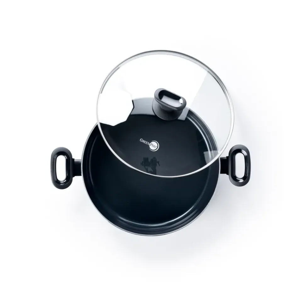Best GreenPan Torino sauce pan with lid, 28 cm Black