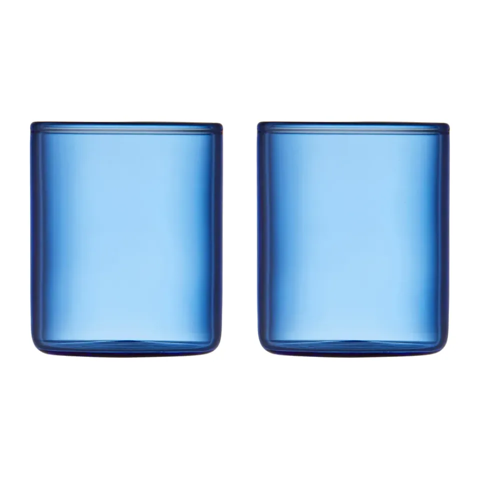 New Lyngby Glas Torino shotglass 6 cl 2-pack, Blue