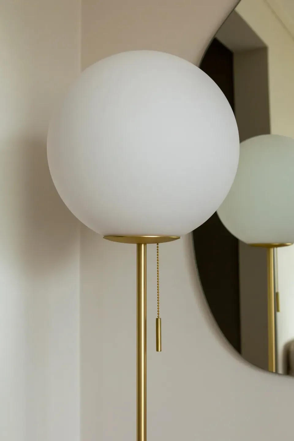 Floor Lamps^Globen Lighting Torrano floor lamp, Travertine Beige