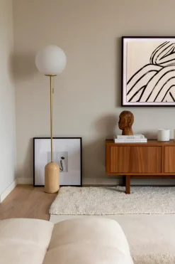 Floor Lamps^Globen Lighting Torrano floor lamp, Travertine Beige