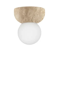 Reading Lamps|Wall Lights^Globen Lighting Torrano wall lamp/ceiling lamp 13 cm, Travertine Beige