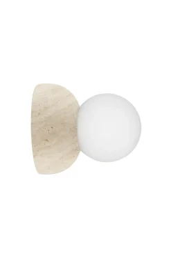 Reading Lamps|Wall Lights^Globen Lighting Torrano wall lamp/ceiling lamp 13 cm, Travertine Beige