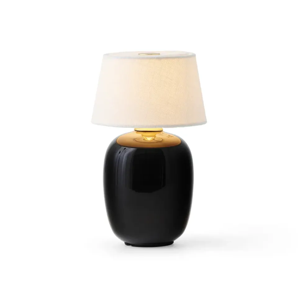 New Audo Copenhagen Torso table lamp portable, Black