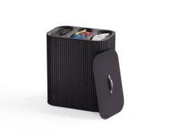 Laundry Baskets^Joseph Joseph Tota Trio Luxe laundry basket 90 L, Black