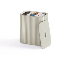 Laundry Baskets^Joseph Joseph Tota Trio Luxe laundry basket 90 L, Ecru Beige