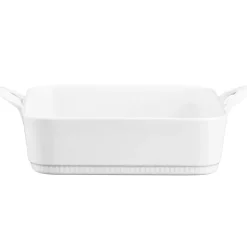 Pillivuyt Toulouse saucer with handle rectangular, Large White