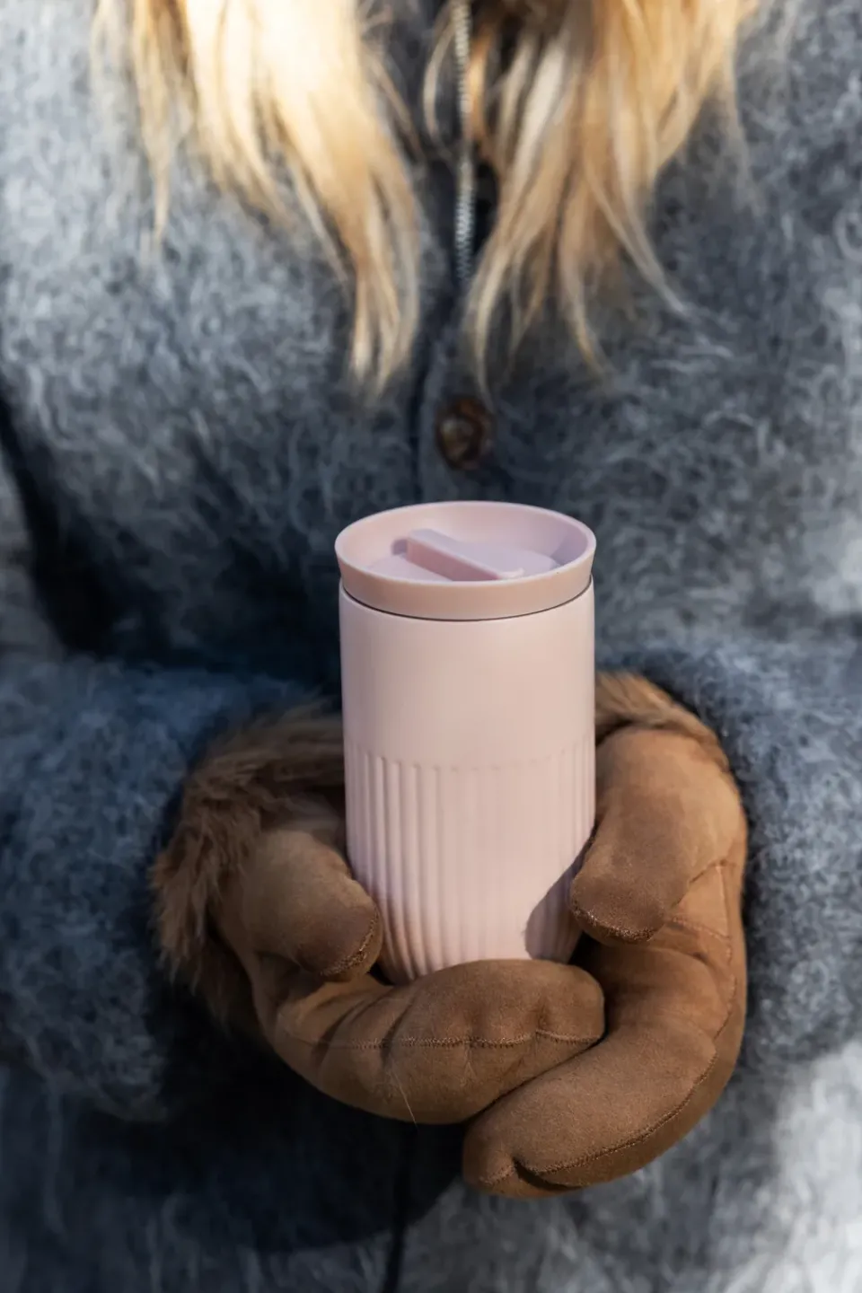 Thermal Flasks & Travel Mugs^Sagaform Tova car mug thermos mug 32 cl, Pantone Pink