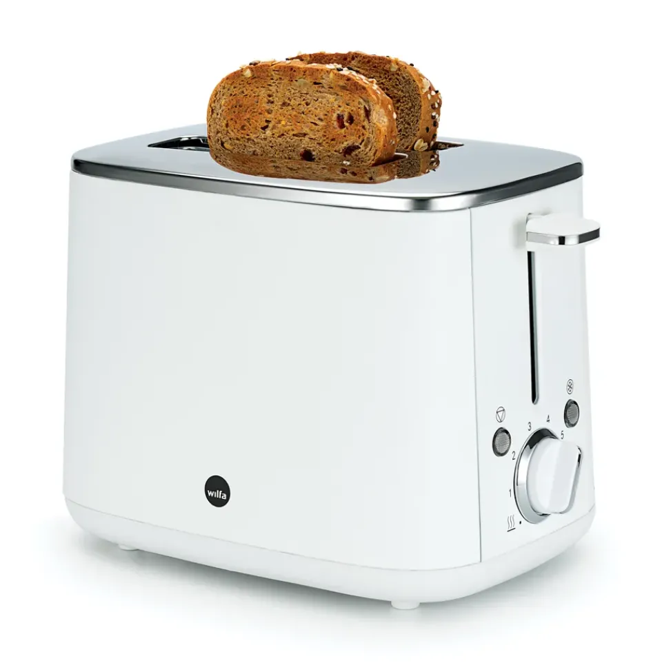 Hot Wilfa TO2W-1000 toaster 2 slices, White