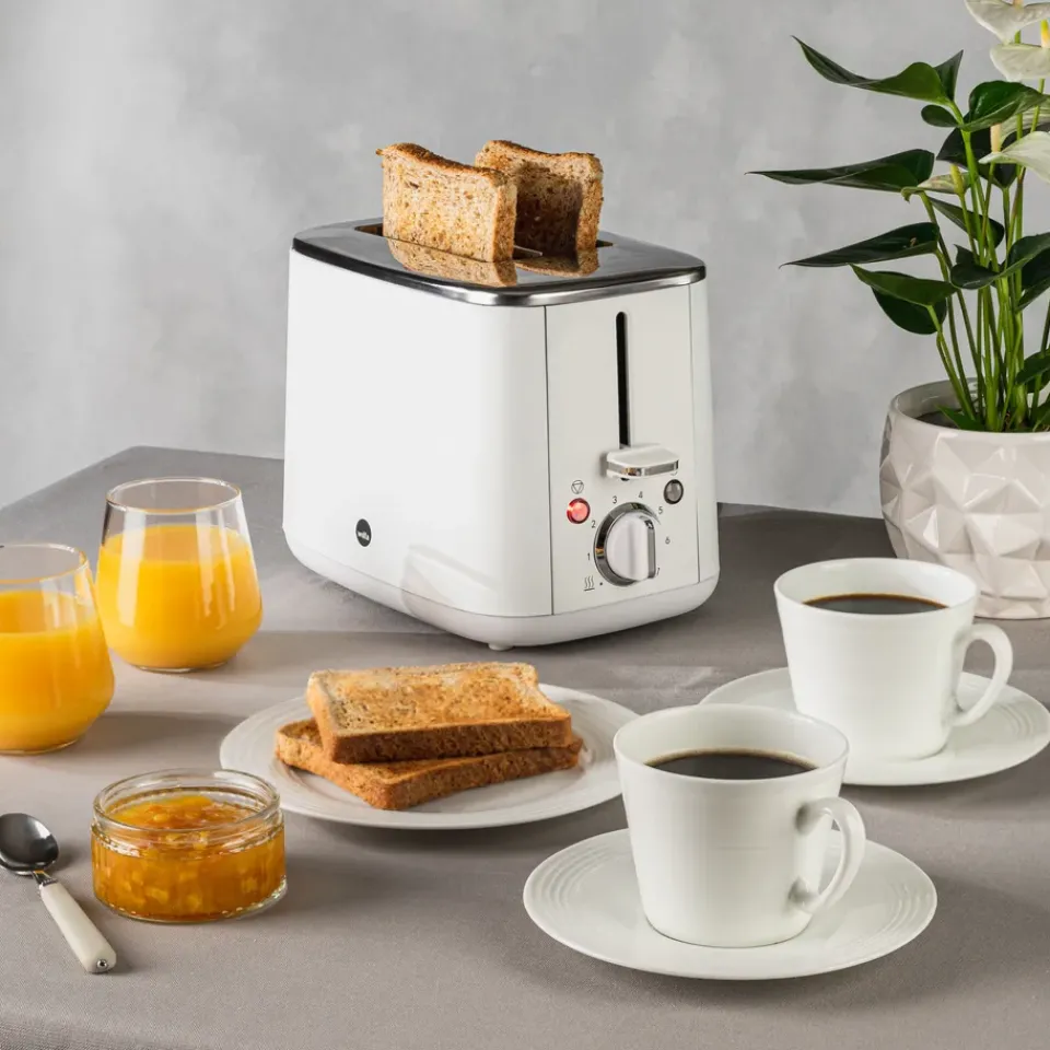 Hot Wilfa TO2W-1000 toaster 2 slices, White