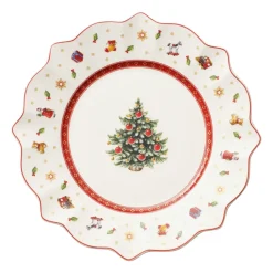 Dinner Plates^Villeroy & Boch Toy's Delight plate Ø24 cm, White-red MultiRedWhite