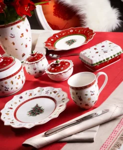 Dinner Plates^Villeroy & Boch Toy's Delight plate Ø24 cm, White-red MultiRedWhite