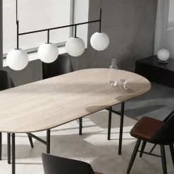 Pendant Lamps^Audo Copenhagen TR rail ceiling lamp, black BlackWhite