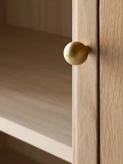 Display & Glass Cabinets|Display & Glass Cabinets^&Tradition Trace SC87 display cabinet 50x192x40 cm, Natural oak Brown