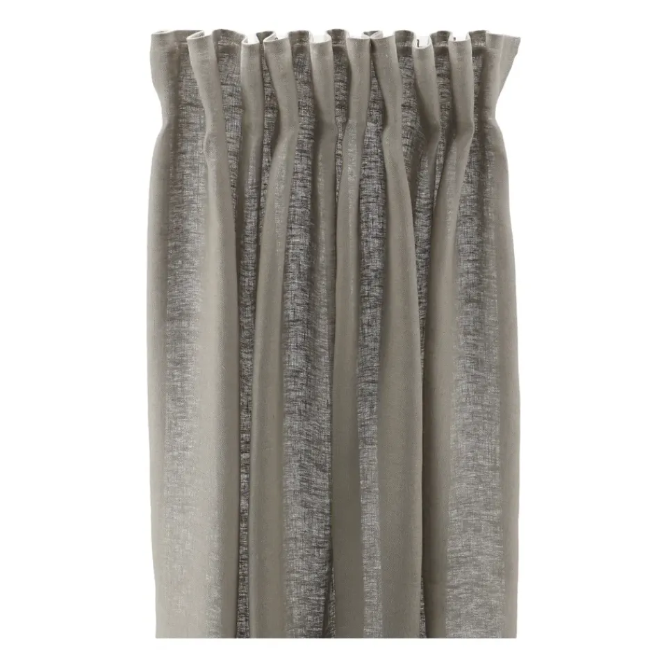 Discount Scandi Living Tranquility curtain with multiband 139x250 cm, Sand Beige