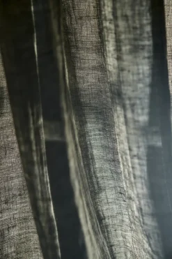 Curtains^Scandi Living Tranquility curtain with multiband 139x250 cm, Forest Green