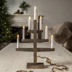 Clearance Star Trading Trapp advent candle arch 54 cm, Brown