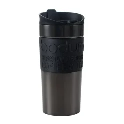 Thermal Flasks & Travel Mugs^Bodum Travel mug 35 cl, Gun metal GreyBrown