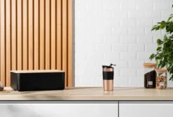 Thermal Flasks & Travel Mugs^Bodum Travel mug 35 cl, Kobber metal Gold-colouredPink