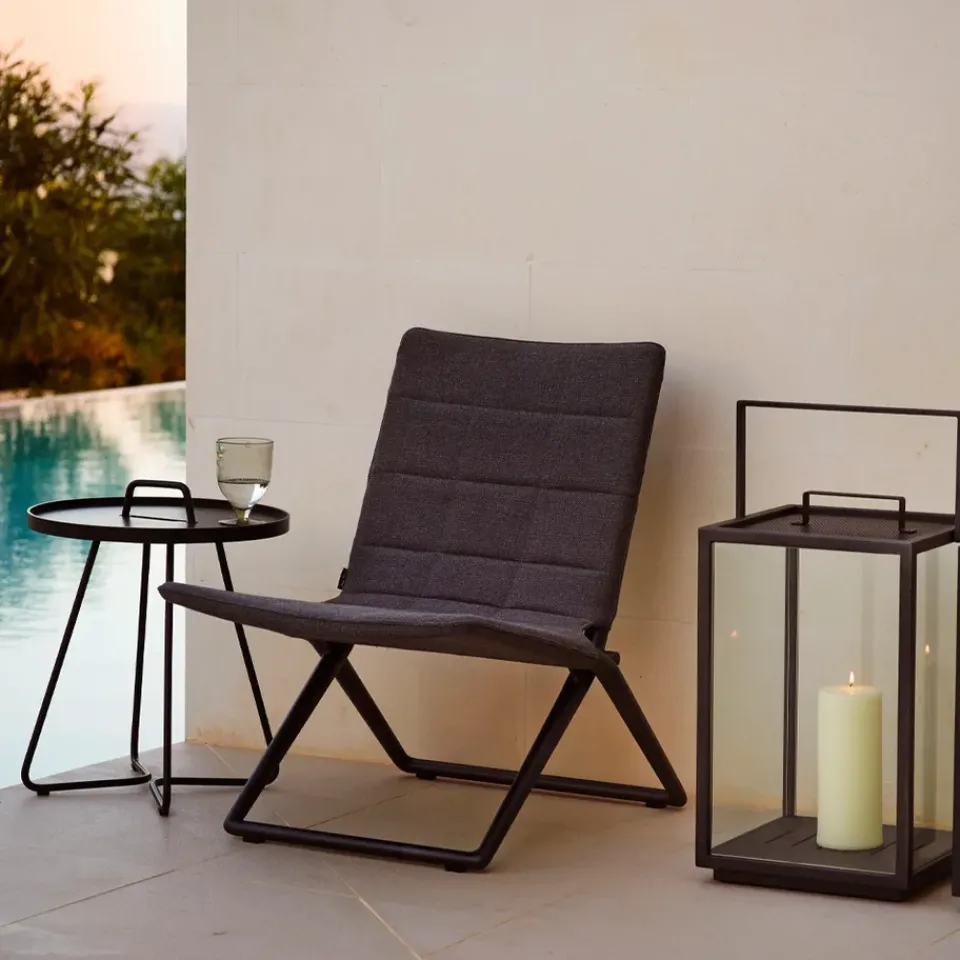 Outdoor Lounge Furniture^Cane-line Traveller folding chair, Airtouch Grey
