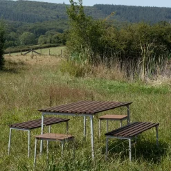 Hot HAY Traverse stool, Oiled ash Brown
