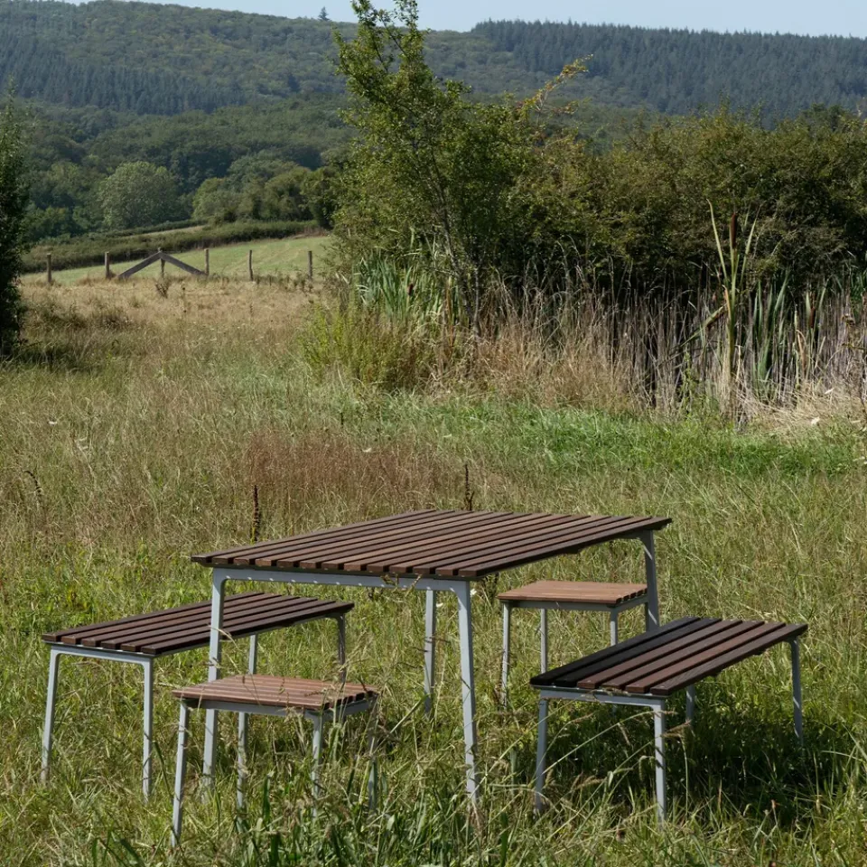 Hot HAY Traverse stool, Oiled ash Brown