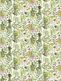 Fabric By The Metre|Oilcloths^Arvidssons Textil Trädgård oilcloth, Green