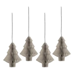 Christmas Decorations^Scandi Living Tree baubles 4-pack, Beige