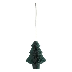 Christmas Decorations^Scandi Living Tree baubles 4-pack, Forest Green