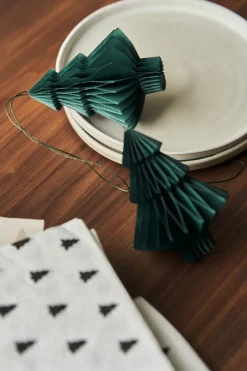 Christmas Decorations^Scandi Living Tree baubles 4-pack, Forest Green