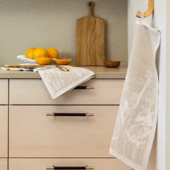 Kitchen Tea Towels^Ekelund Linneväveri Trends kitchen towel 35x50 cm, airy BeigeWhite