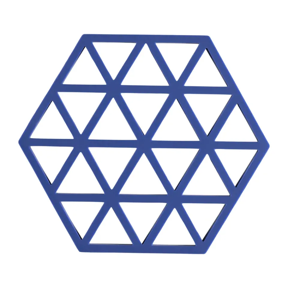 Trivets^Zone Denmark Triangle trivet, Indigo Blue