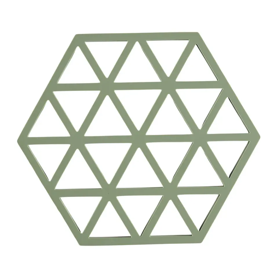 Zone Denmark Triangle trivet, Rosemary Green