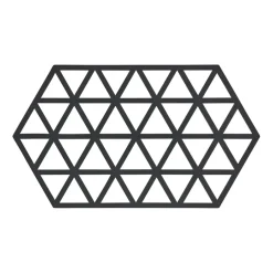 Online Zone Denmark Triangles trivet 14x24 cm, Black