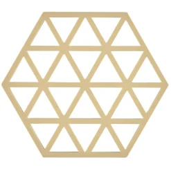 Best Zone Denmark Triangles trivet 14x16 cm, warm sand Beige