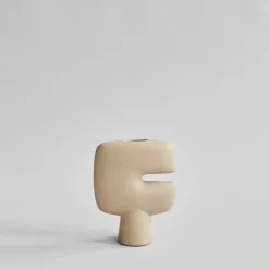 Hot 101 Copenhagen Tribal vase mini, Sand Beige