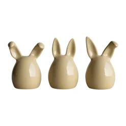 Easter Decorations^DBKD Triplets easter rabbit 3-pack, Shiny Yellow